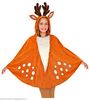 Rendier poncho kerstkleding kind