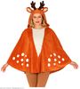 foto 1 Rendier poncho kerstkleding voor volwassen