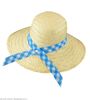 foto 3 Strohoed boerendochter met blauwe band
