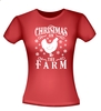 foto 2 T-shirt Christmas on the farm Kerst op de boerderij