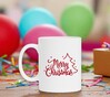 foto 4 Witte koffiemok Merry Christmas mok met dennenboom
