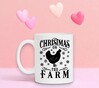 foto 4 Witte mok Christmas on the farm