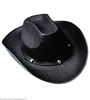 Zwarte cowboyhoed Rodeo vilt voor volwassenen