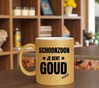 foto 2 Gouden glitter mok schoonzoon je bent goud waard