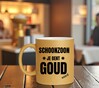 foto 3 Gouden glitter mok schoonzoon je bent goud waard