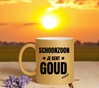 foto 4 Gouden glitter mok schoonzoon je bent goud waard