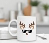 foto 2 Kerst mok met een rendier met zonnebril op koele gast