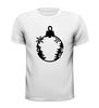 foto 5 Kerst T-shirt met kerstbal en met winterse opdruk