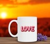 foto 3 Liefdes koffie mok met de opdruk love