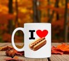 foto 3 Mok i love hotdog koffiemok voor hotdog liefhebbers.