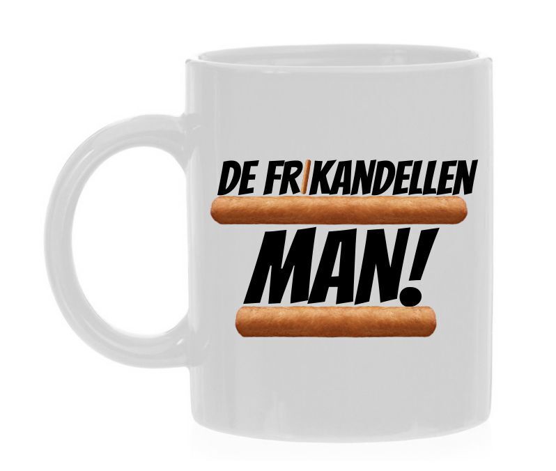 Mok voor de frikandellen man grappig leuk kado