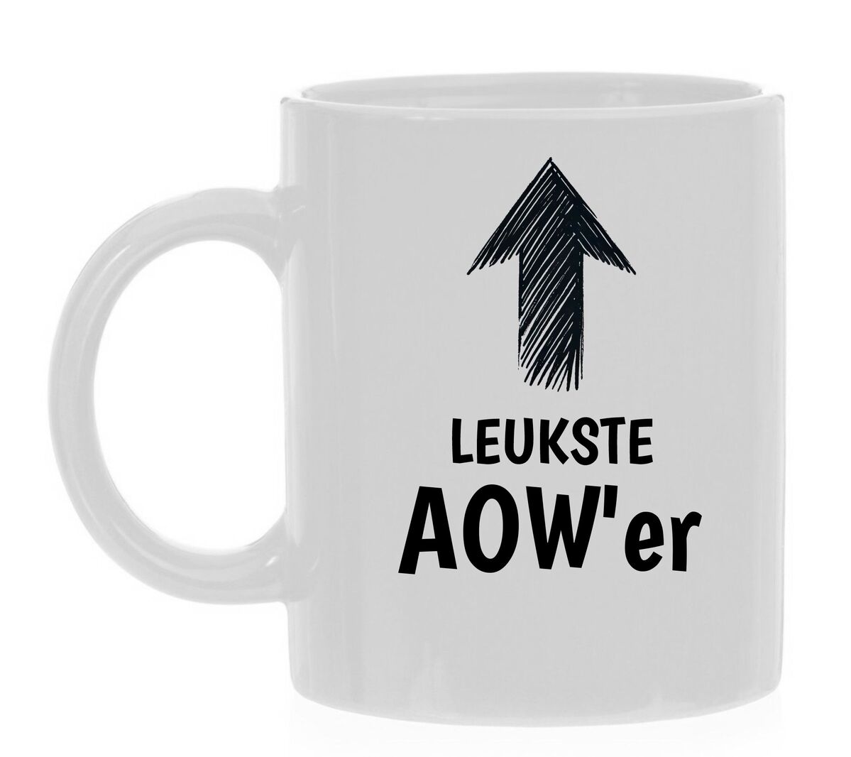 Mok voor de leukste AOW'er leuk cadeau pensioen