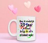 foto 2 Stomme mok met grappige tekst feestelijke print 23 jaar in dienst
