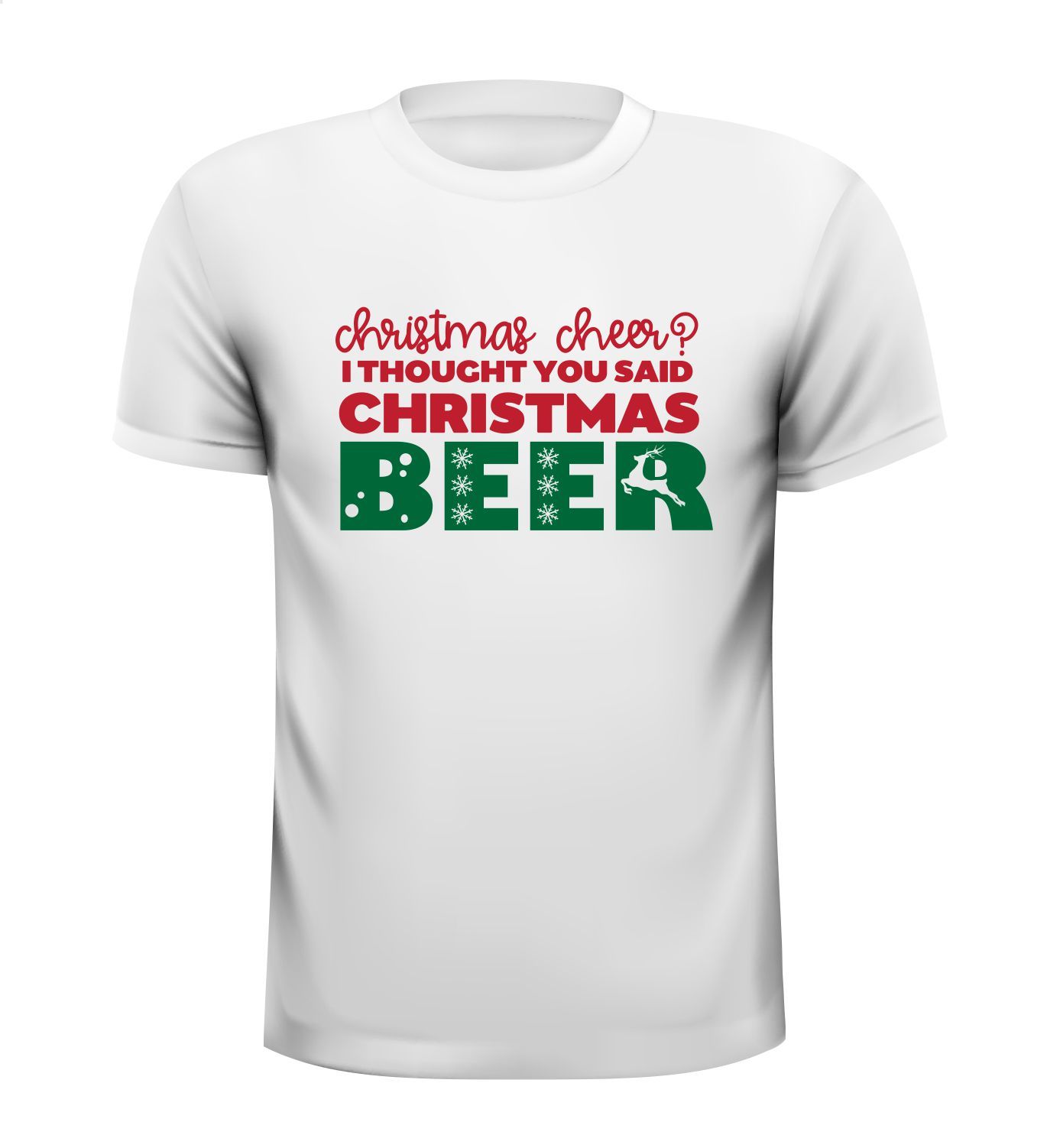 T-shirt Christmas i thought you said christmas beer kerstbier