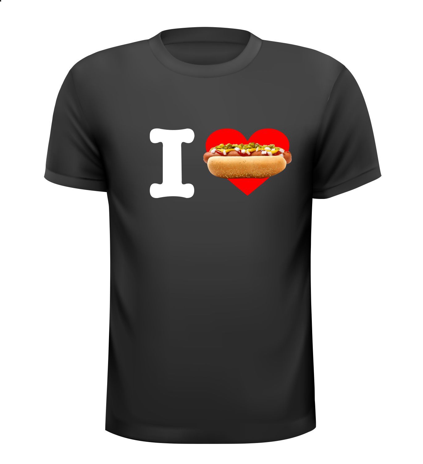 T-shirt i love hotdog