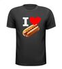 T-shirt i love hotdog