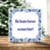 foto 2 Tegeltje de beste buren wonen hier! Cadeau voor leuke buren