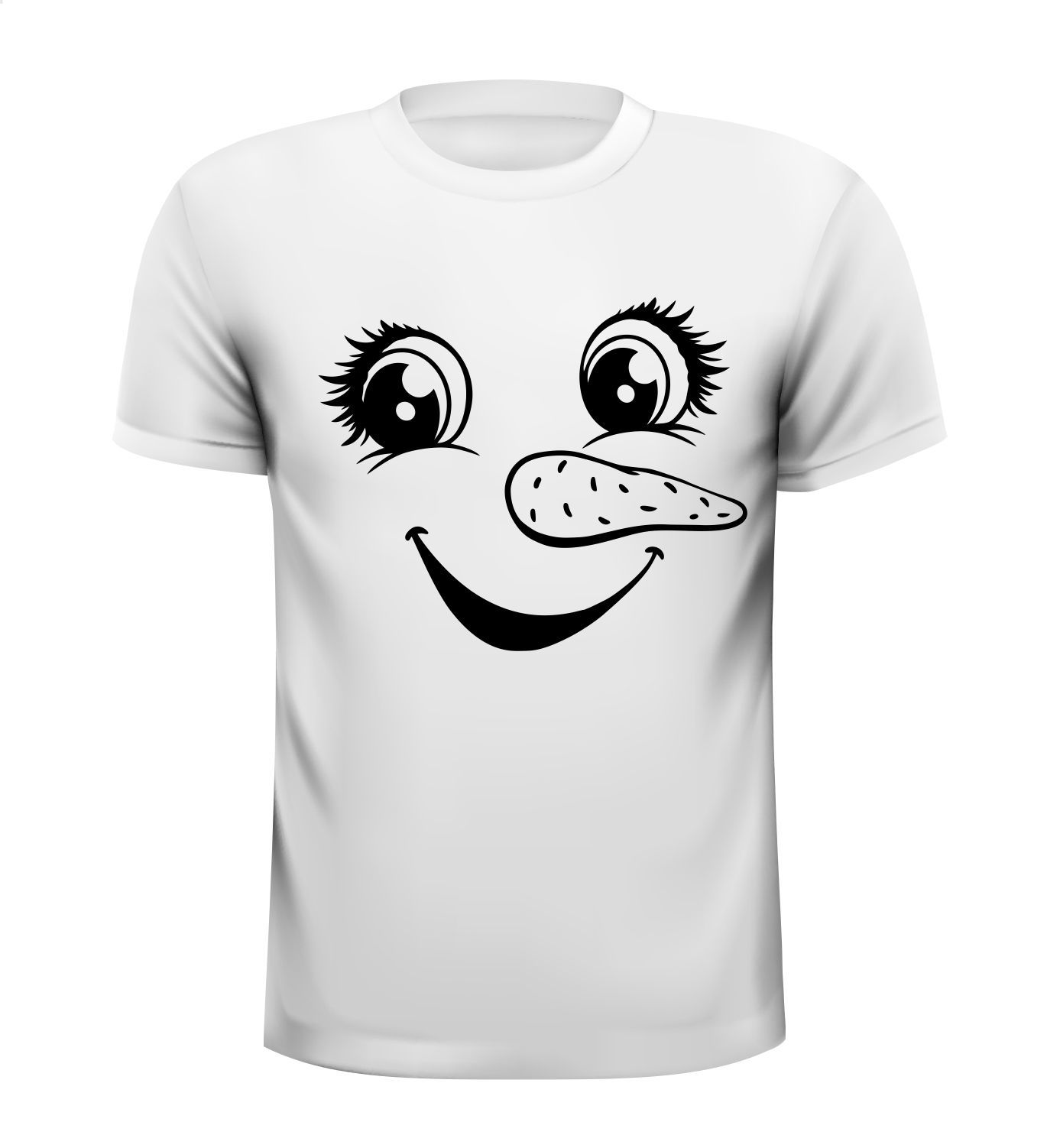 Vrolijke sneeuwpop T-shirt