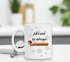 foto 2 Witte Kerst mok All i want for Christmas frikandel
