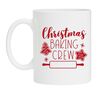 Witte kerst mok Christmas baking crew