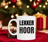 foto 4 Witte koffie of thee Mok met de tekst lekker hoor