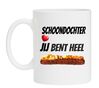 Witte Mok schoondochter jij ben heel speciaal frikandel speciaal koffiemok