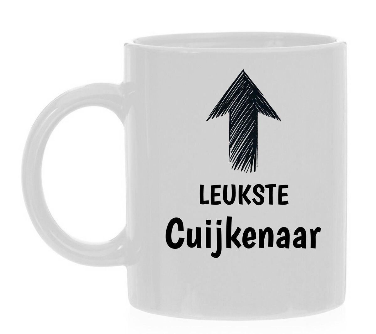 Witte mok voor de leukste Cuijkenaar uit Cuijk