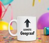 foto 4 Witte mok voor de leukste Geograaf