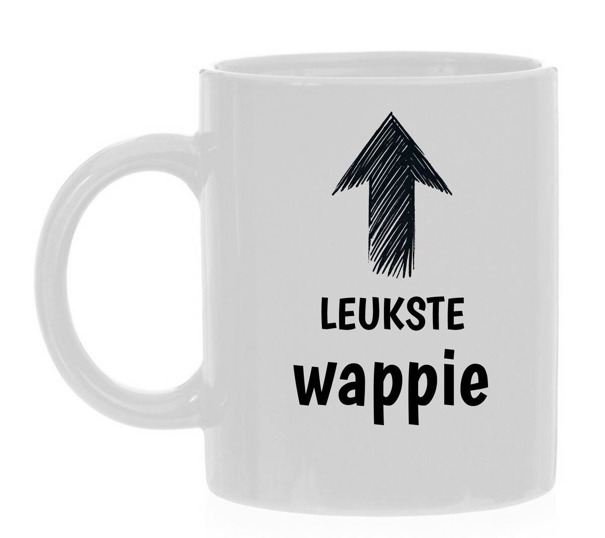 Witte mok voor de leukste wappie van Nederland