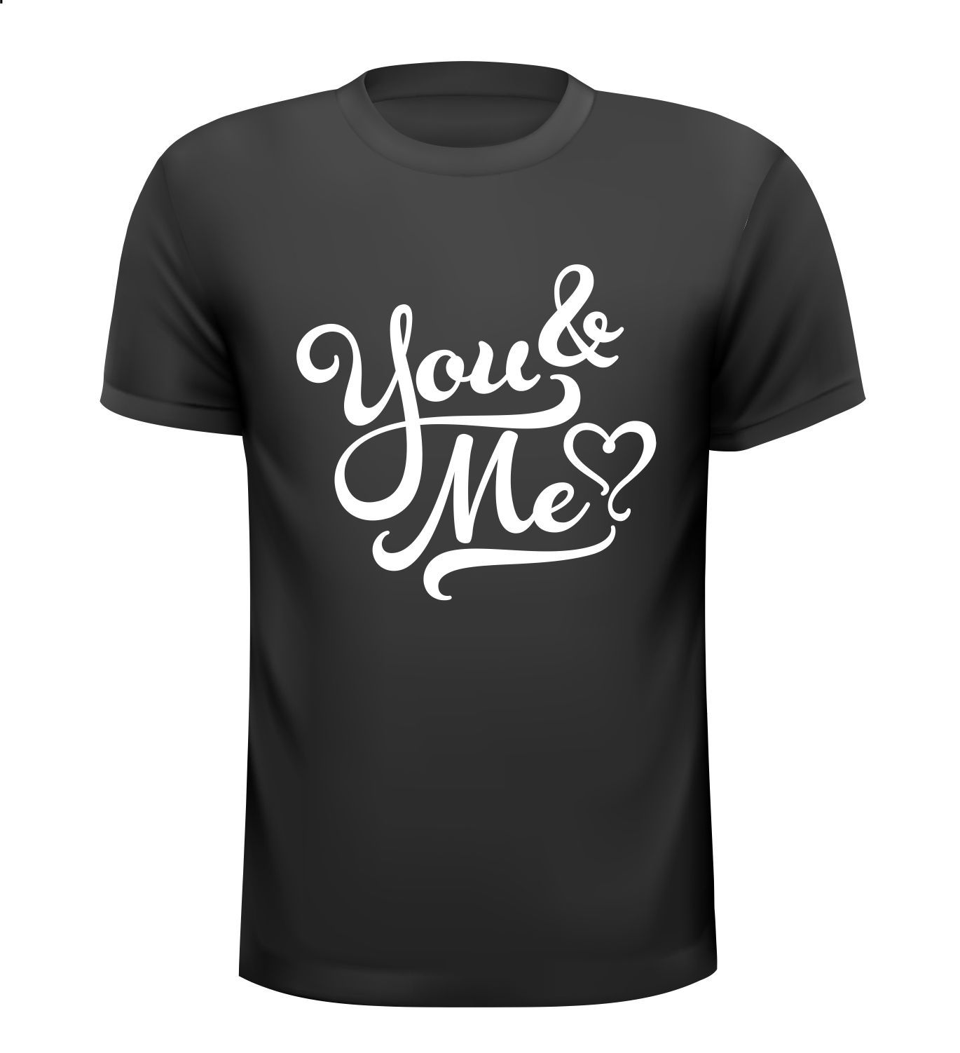 You and me Valentijn T-shirt