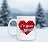 foto 2 Cadeau Valentijn mok i'm yours no returns Ik ben van jou geen terugkeer