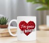 foto 3 Cadeau Valentijn mok i'm yours no returns Ik ben van jou geen terugkeer