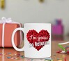 foto 4 Cadeau Valentijn mok i'm yours no returns Ik ben van jou geen terugkeer