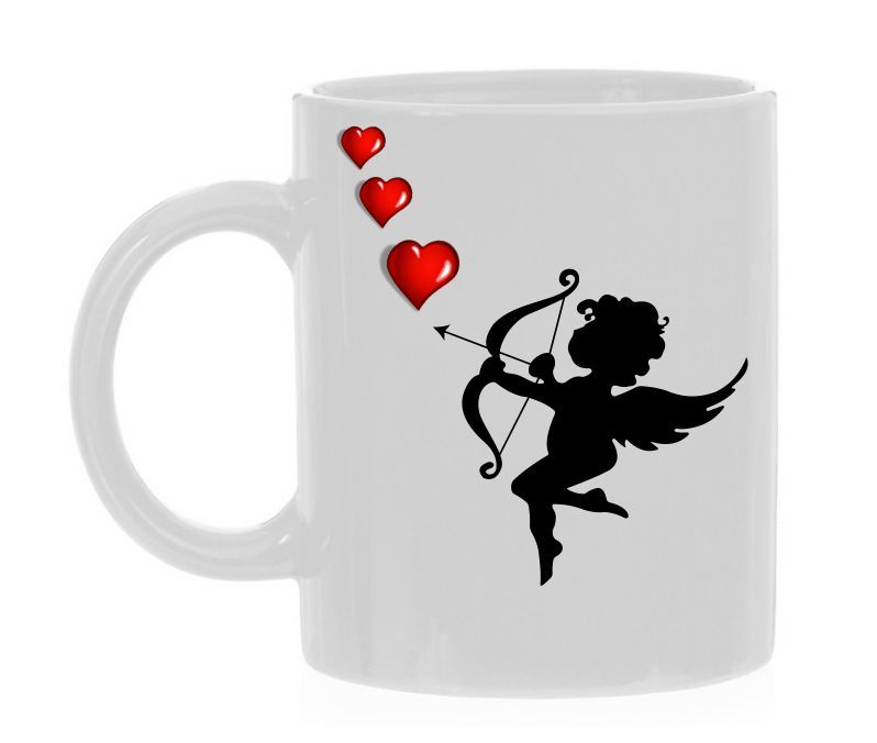 cupido Valentijn mok een leuk cadeau voor hem of haar op Valentijnsdag
