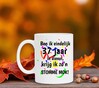 foto 3 full colour beker met tekst 37 jaar in dienst feestelijk en orgineel