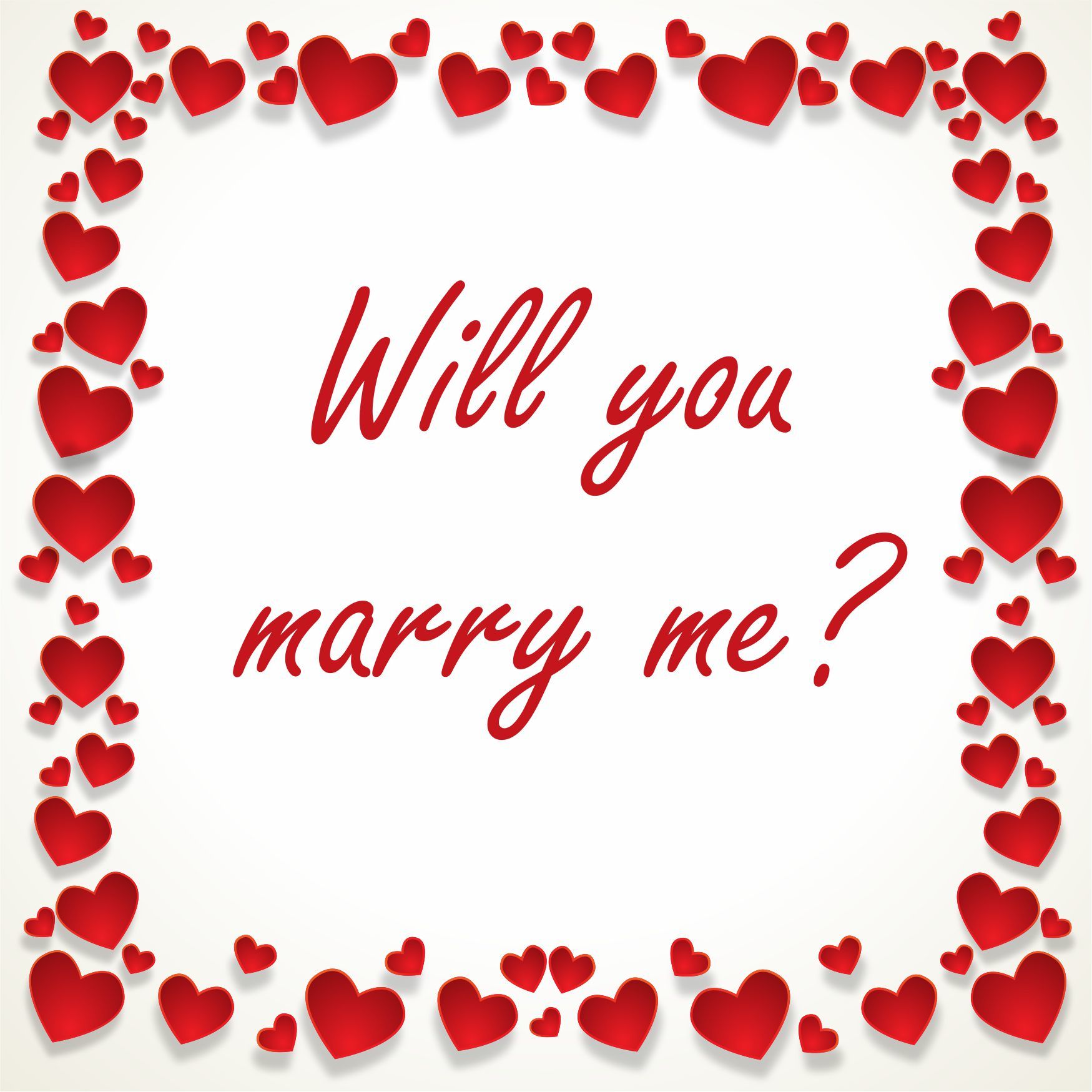 Huwelijksaanzoek tegeltje will you marry me?