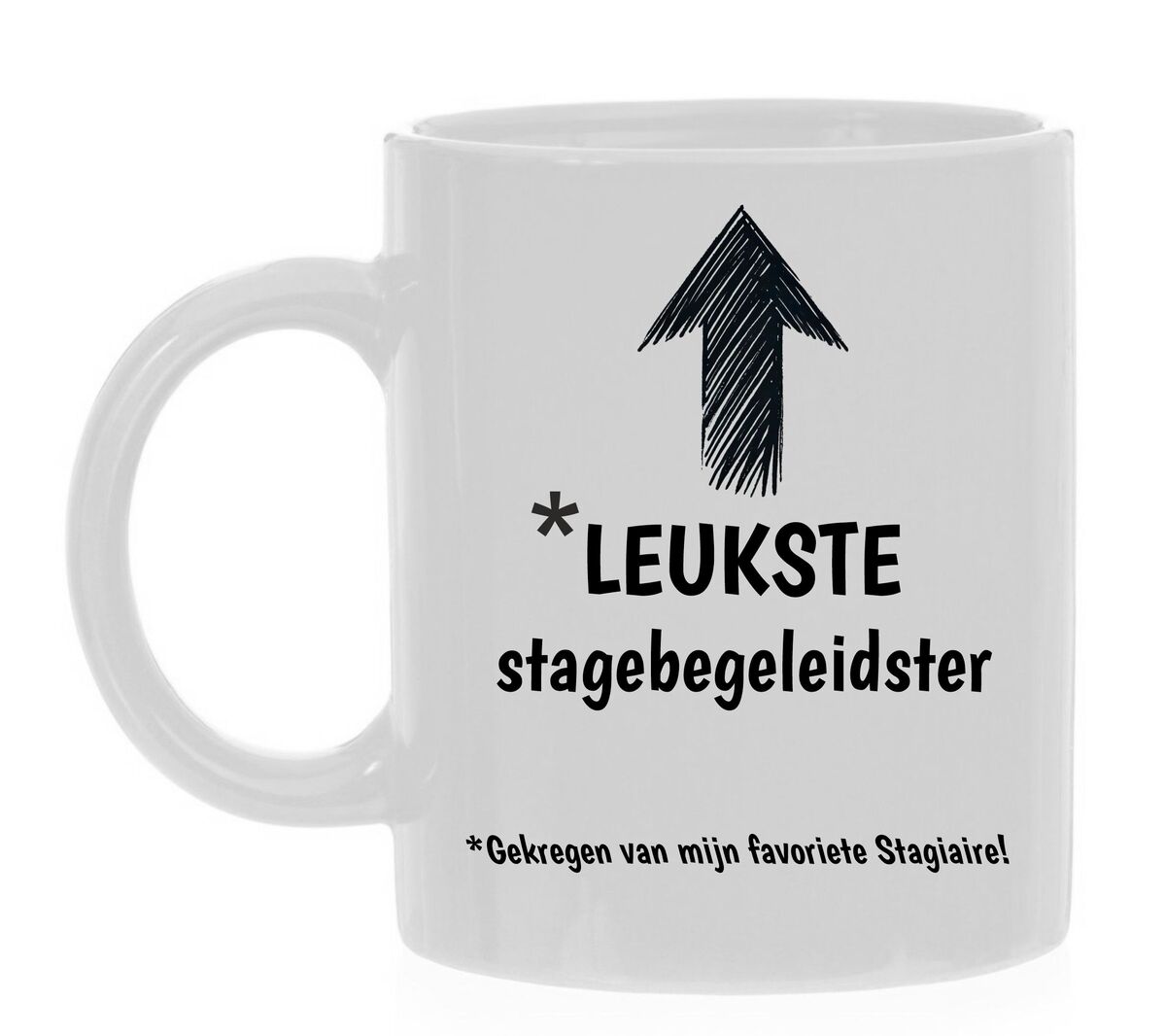 Kadootje voor een stagebegeleidster  mok leukste stagebegeleidster gekregen van mijn favoriete Stagiaire!