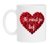 Mok ik vind je lief Valentijn cadeautje