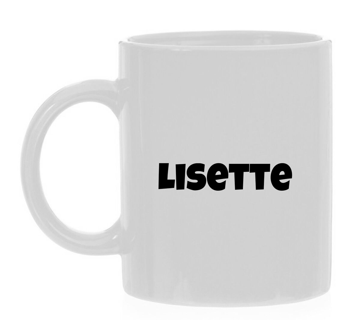 Mok met naam de Lisette meisjesnaam