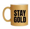 foto 1 Mok stay gold mok met gouden glitters