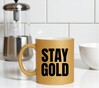 foto 2 Mok stay gold mok met gouden glitters