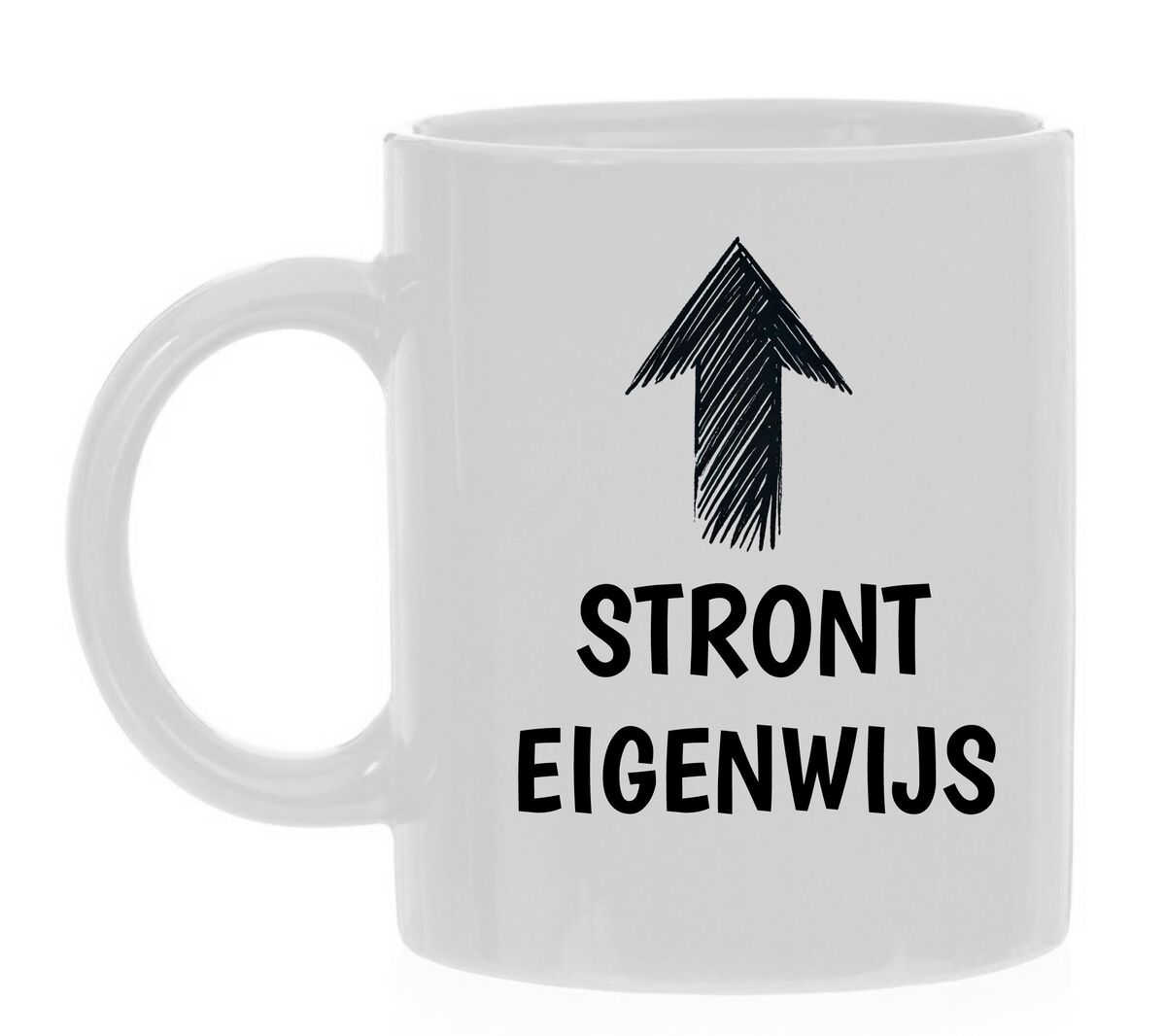 Mok stront eigenwijs beker