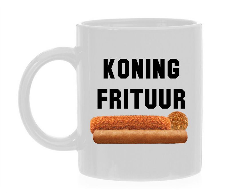 Mok voor een echte frituur koning 