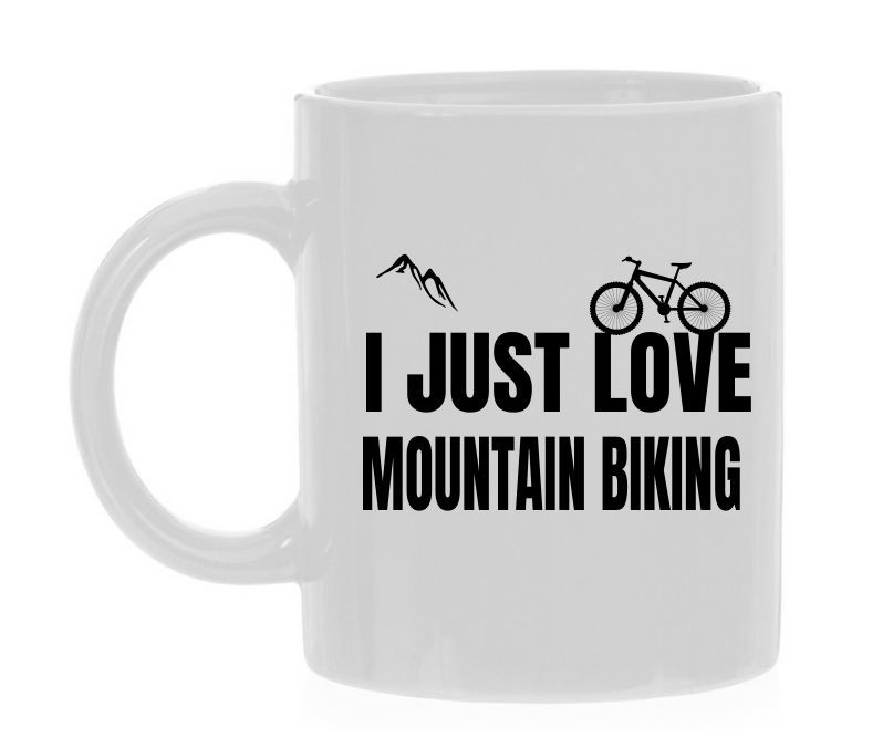 Mok voor mtb'ers I just love mountain biking