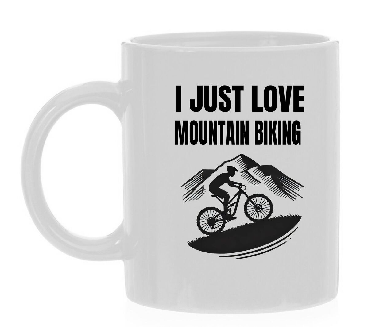 Mok voor mtb'ers I just love mountain biking