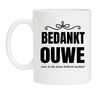 Pensioen mok bedankt ouwe voor al die jaren keihard werken!