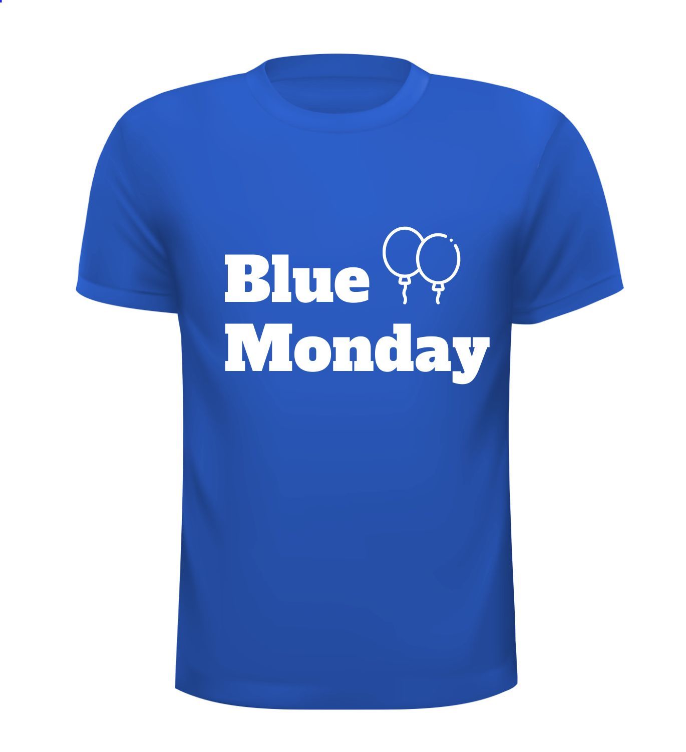 T-shirt blue Monday