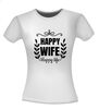 foto 14 T-shirt happy wife happy life