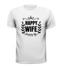 foto 3 T-shirt happy wife happy life