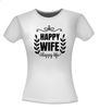 foto 4 T-shirt happy wife happy life